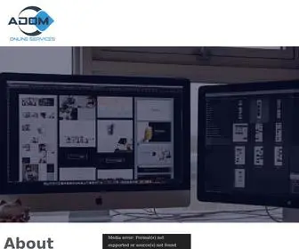 Adomweb.com(Online Services Agency) Screenshot
