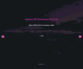 Adonahr.com(Adona HR Solutions Pvt Ltd) Screenshot