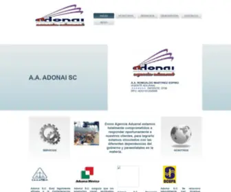 Adonaisc.com(Agencia Aduanal) Screenshot