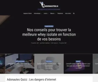Adonautes.fr(Magazine Geek) Screenshot