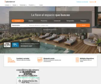 Adondevivir.com(Inmuebles en Perú) Screenshot