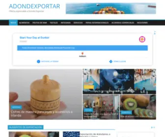 Adondexportar.com(A DONDE EXPORTAR) Screenshot