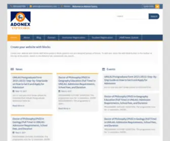 Adonextutors.com(Adonex Tutors) Screenshot