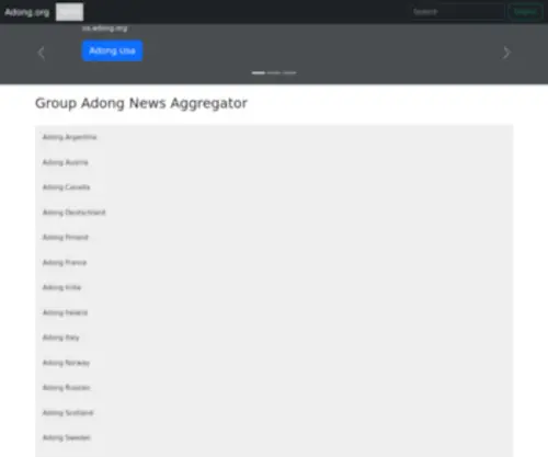Adong.org(De beste bron van informatie over ad ong) Screenshot