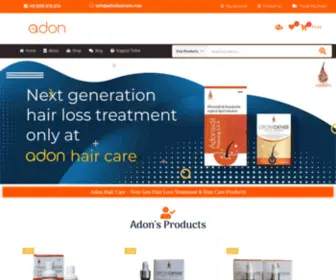 Adonhaircare.com(Adon Hair Care) Screenshot