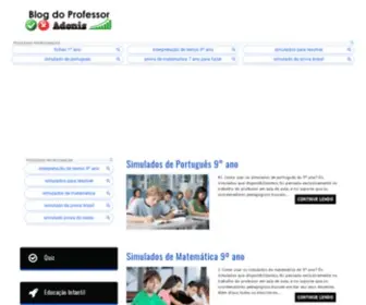 Adonisdutra.com.br(Professor Adonis) Screenshot