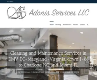 Adoniservices.com(Professional Cleaning Services) Screenshot