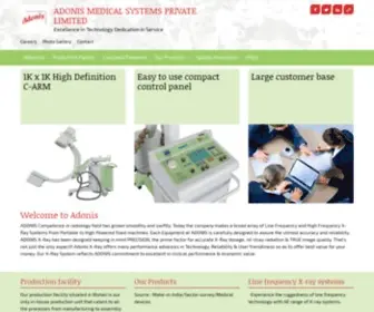 Adonismedical.com(ADONIS MEDICAL SYSTEMS PRIVATE LIMITED) Screenshot