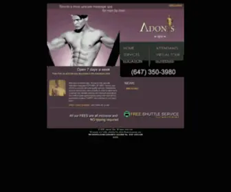 Adonisspa.ca(Adonis Spa) Screenshot