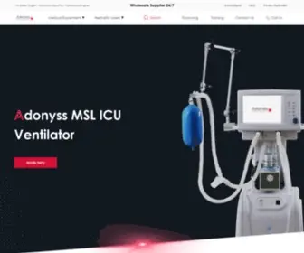 Adonyss.com(Medical Equipment) Screenshot