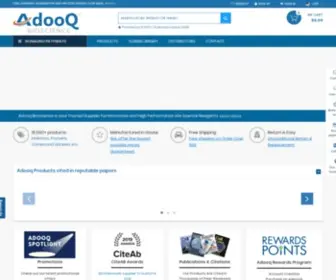 Adooq.com(AdooQ BioScience) Screenshot