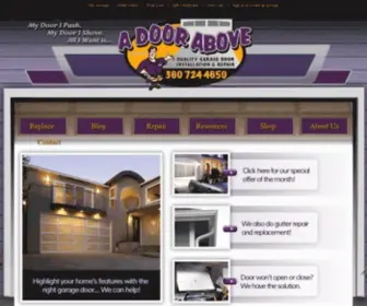 Adoorabove.com(A Door Above) Screenshot