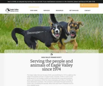 Adoptafriend.org(The Eagle Valley Humane Society (EVHS)) Screenshot