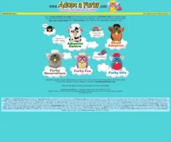 Adoptafurby.com(Adopt a Furby) Screenshot