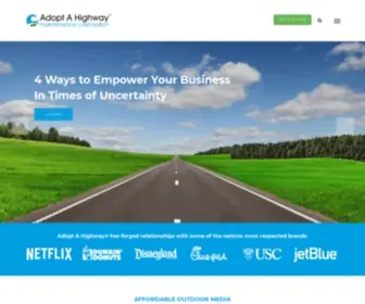 Adoptahighway.com(With the Adopt A Highway® and Sponsor A Highway®) Screenshot