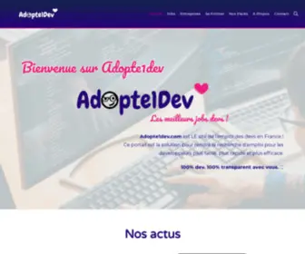 Adopte1Dev.com(Les meilleurs jobs dev) Screenshot