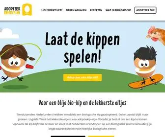 Adopteereenkip.nl(Adopteer een kip of geef een kip kado) Screenshot