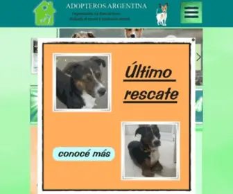 Adopterosargentina.com(ADOPTEROS) Screenshot