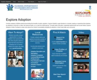 Adoptflorida.org(Explore Adoption) Screenshot