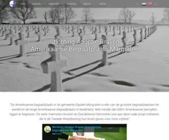 Adoptiegraven-Margraten.nl(Stichting Adoptie Graven Amerikaanse Begraafplaats Margraten) Screenshot