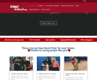 Adoptinstead.org(Adopt Instead) Screenshot