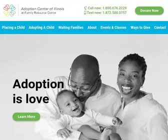 Adoptioncenterofillinois.org(ACI) Screenshot