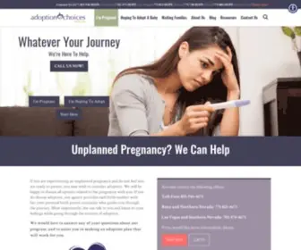 Adoptionchoicesofnevada.org(Unplanned Pregnancy) Screenshot