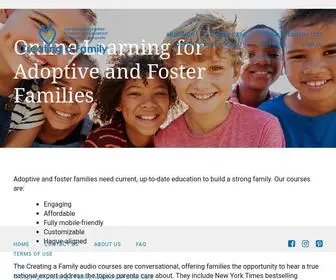 Adoptioned.org(Creating a Family Adoption & Foster Care Education) Screenshot