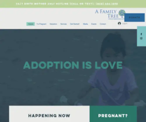 Adoptionhawaii.org(A Family Tree (formerly Hawaii International Child)) Screenshot