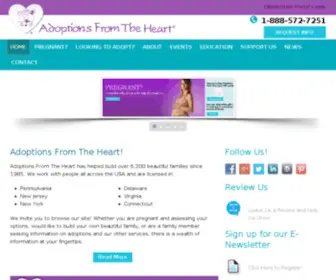 Adoptionsfromtheheart.org(Your Page Title) Screenshot