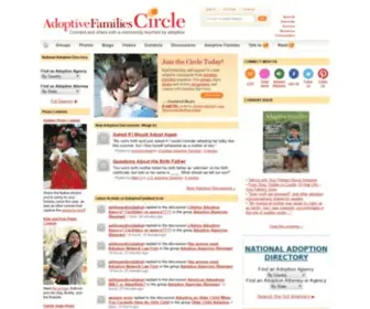 Adoptivefamiliescircle.com(Adoption Social Network from Adoptive Families magazine) Screenshot