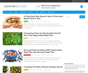 Adoptketodiet.com(Adopt Keto Diet For Healthy Life) Screenshot