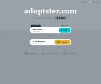 Adoptster.com(Adoption search engine) Screenshot