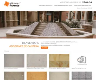 Adoquin.com.mx(ADOQUINES DE CANTERA) Screenshot