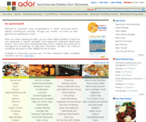 Ador.com.au(Ador) Screenshot