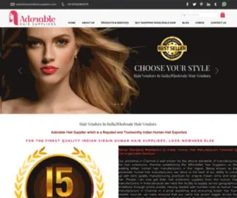 Adorablehairsuppliers.com(Wholesale Hair Vendors) Screenshot