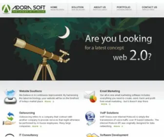 Adorasoft.net(Full Cycle Software Development Company) Screenshot