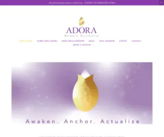 Adorawinquist.com(Adora Winquist Modern Alchemist) Screenshot