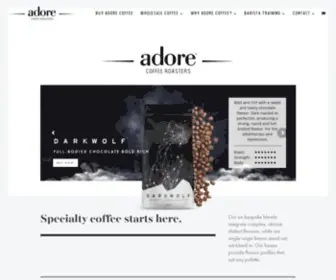 Adorecoffee.com.au(Specialty Coffee Roasters) Screenshot