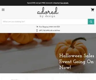 Adoredbydesign.com(Unique Motherhood Jewelry For Sale) Screenshot