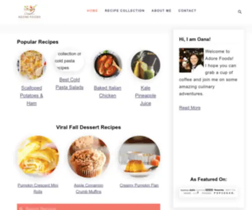 Adorefoods.com(Adore Foods) Screenshot