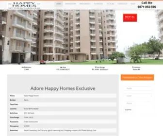 Adorehappyhomes.in(Adore Happy Homes) Screenshot