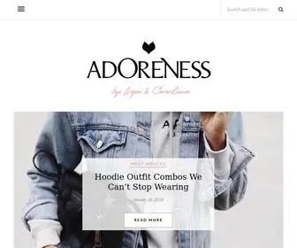 Adoreness.com(Vancouver Fashion and Style Blog) Screenshot