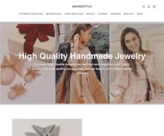 Adorestyle.co(Handmade Jewelry Boutique) Screenshot