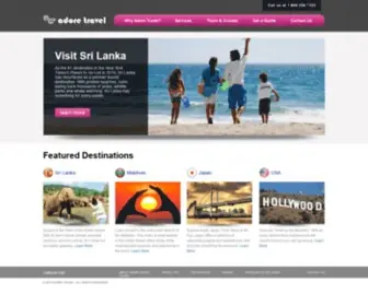 Adoretravel.com(Adore Travel) Screenshot