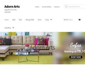 Adornarts.com(Upgrade Your Living Standards) Screenshot