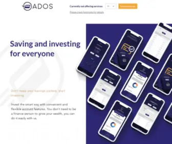 Adosinvest.com(ADOS) Screenshot