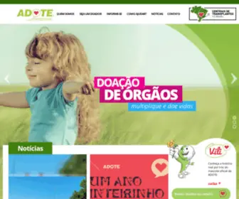 Adote.org.br(Aliança Brasileira pela Doação de Órgãos e Tecidos) Screenshot