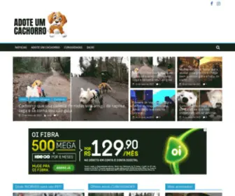 Adoteumcachorro.com(Adotar) Screenshot