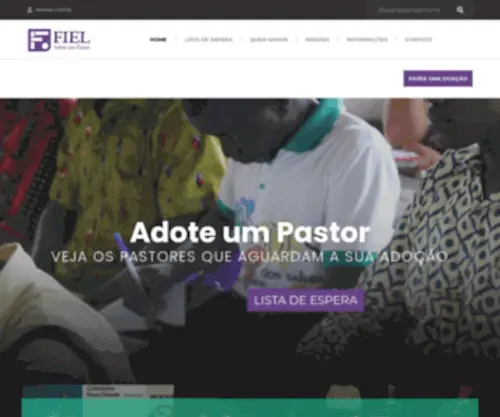 Adoteumpastor.com.br(Ministério Adote um Pastor) Screenshot